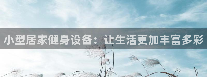 意昂体育5(KGAME)注册：小型居家健身设备：让生活更加丰