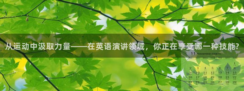 必一运动bsport体育：从运动中汲取力量——在英语演讲领域，你正在享受哪一种技能?