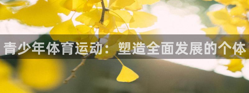 必一运动体育官网入口：青少年体育运动：塑造全面发展的个体